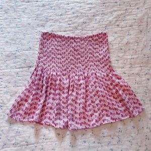 lilac mini skirt